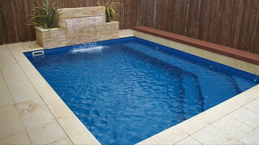 water feature for swimming pool