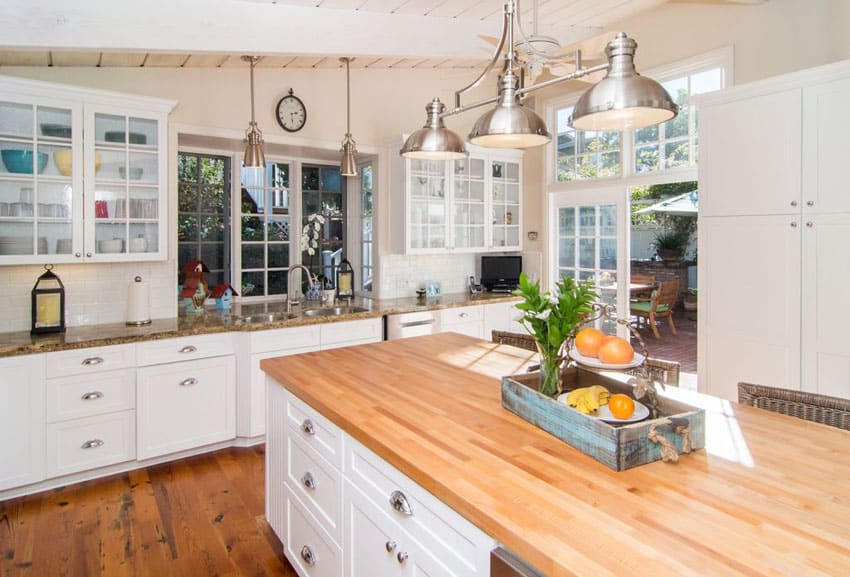 white country farm kitchen cabinet design