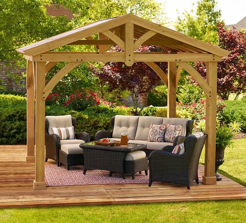 38 Beautiful Backyard Pavilion Ideas (Design Pictures ...