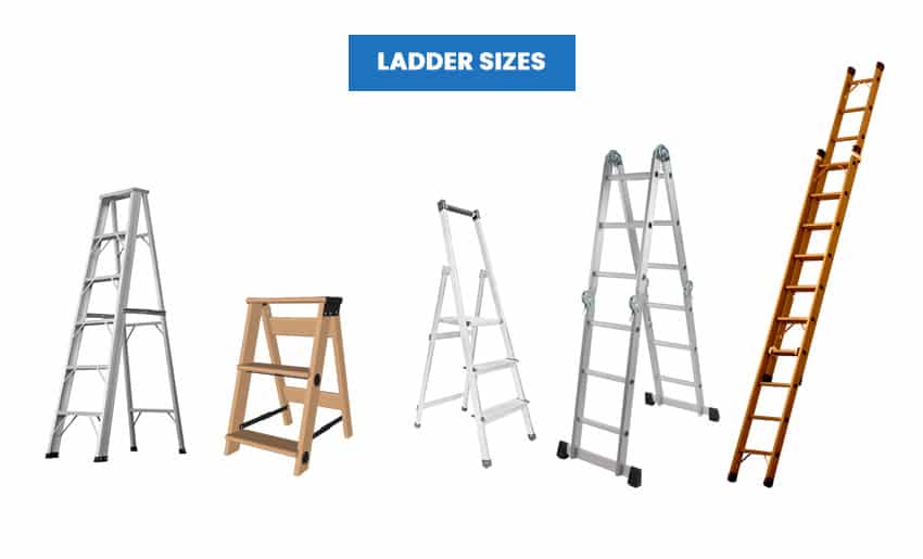 Ladder Sizes Types Dimensions Guide Designing Idea