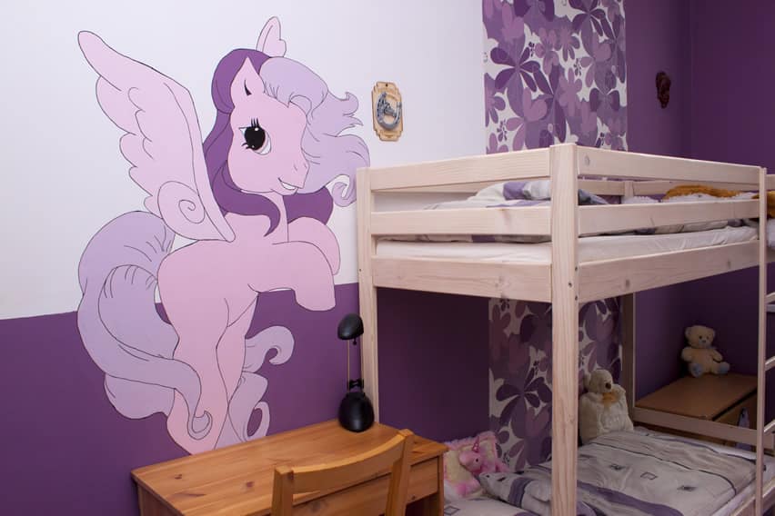 Room with My Little Pony wall mural art
