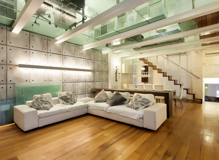 Modern glass ceiling 