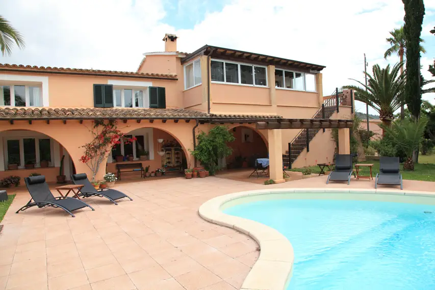 Spanish style home with pool 