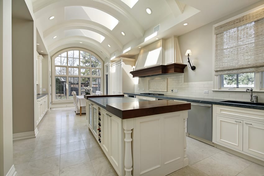 Beautiful white kitchen in million dollar home