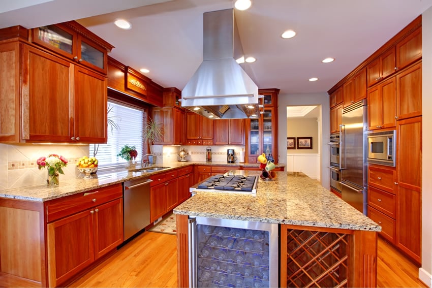 Kitchen with upscale stainless appliances