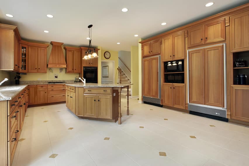 Large kitchen in expensive home