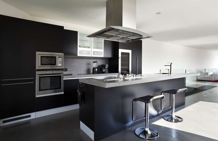 Creatice Black And White Kitchen Theme Ideas for Small Space