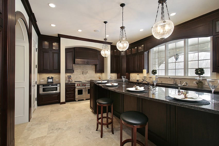 Kitchen in luxury home