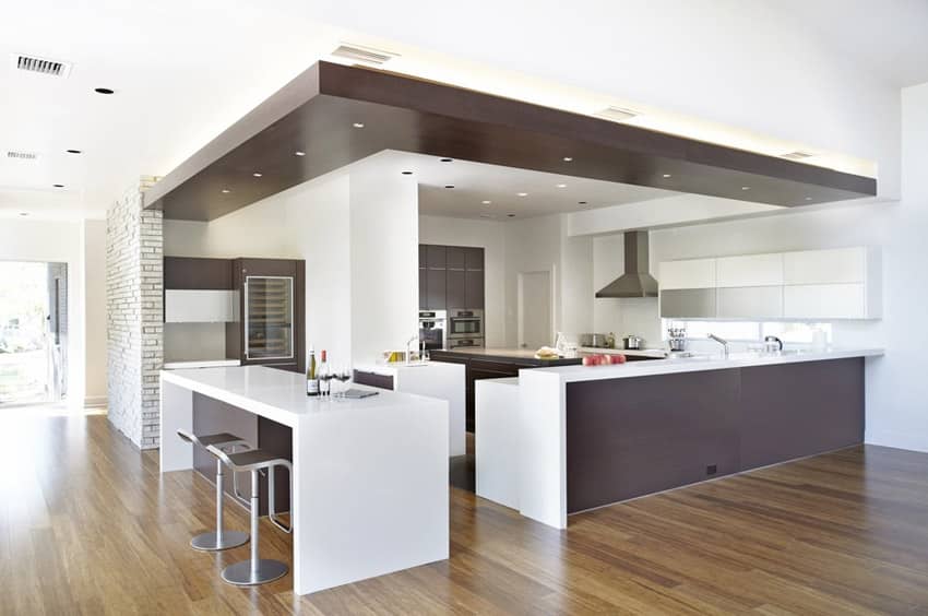 Large open modern kitchen for entertaining