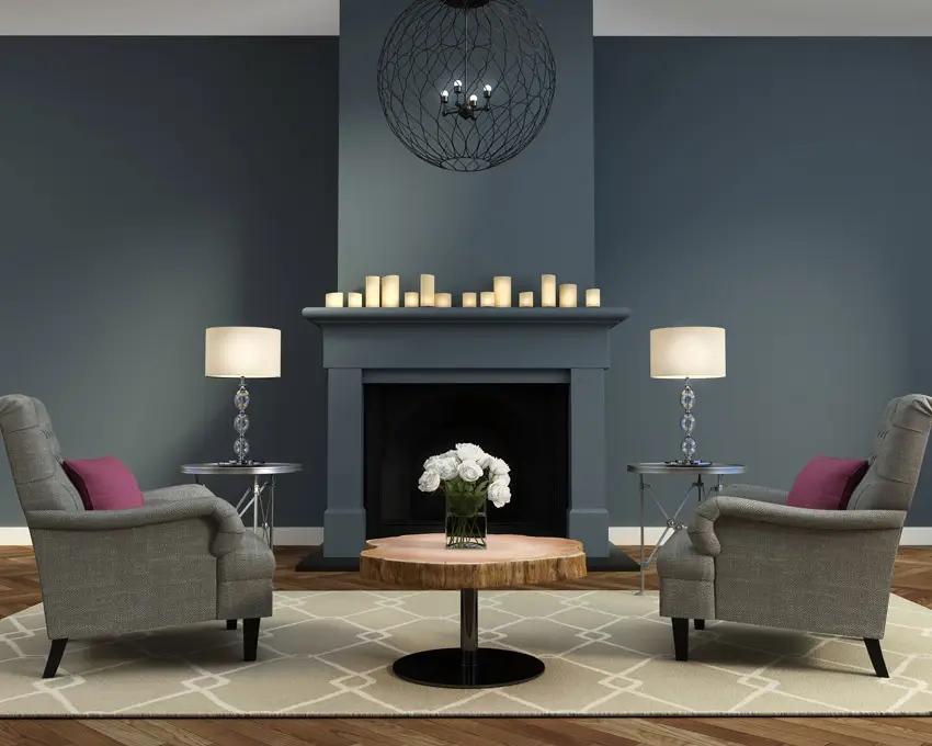Symmetrical living room design