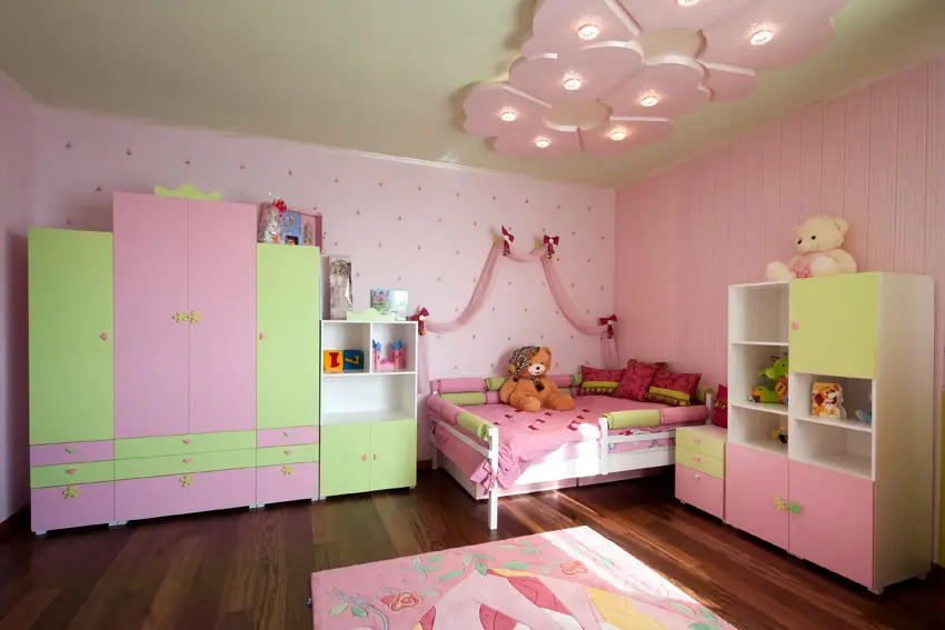 Pastel color bedroom