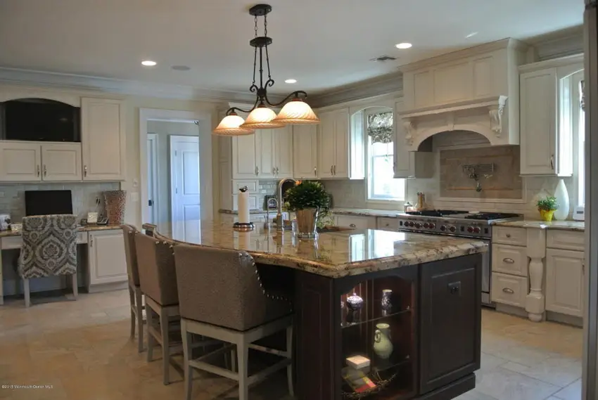 Large kitchen with under counter storage