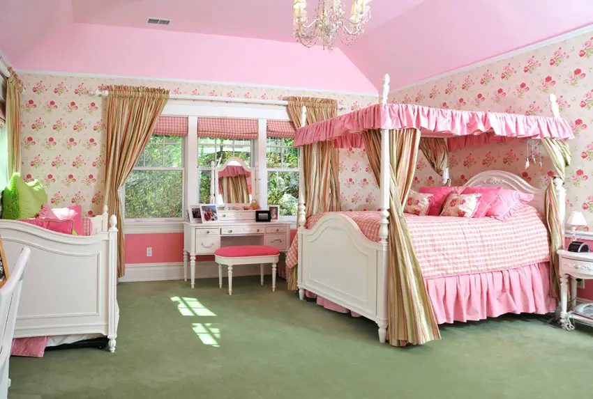 Little girl princess bedroom design