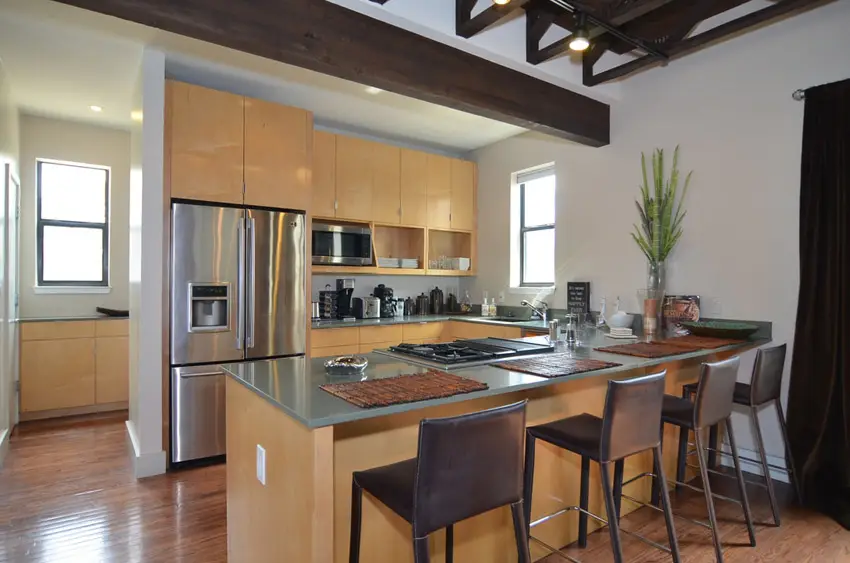 Small u shaped modern kitchen
