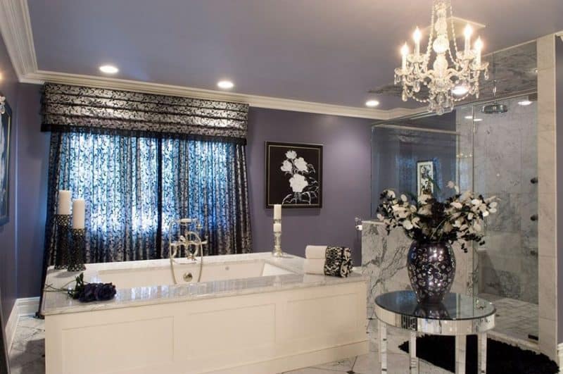 27 Gorgeous Bathroom Chandelier Ideas