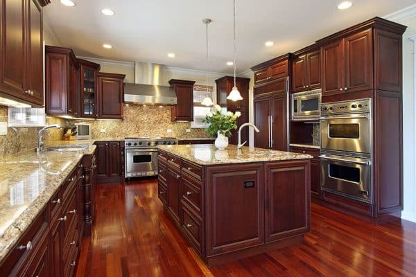 25 Cherry Wood Kitchens (Cabinet Designs & Ideas) - Designing Idea