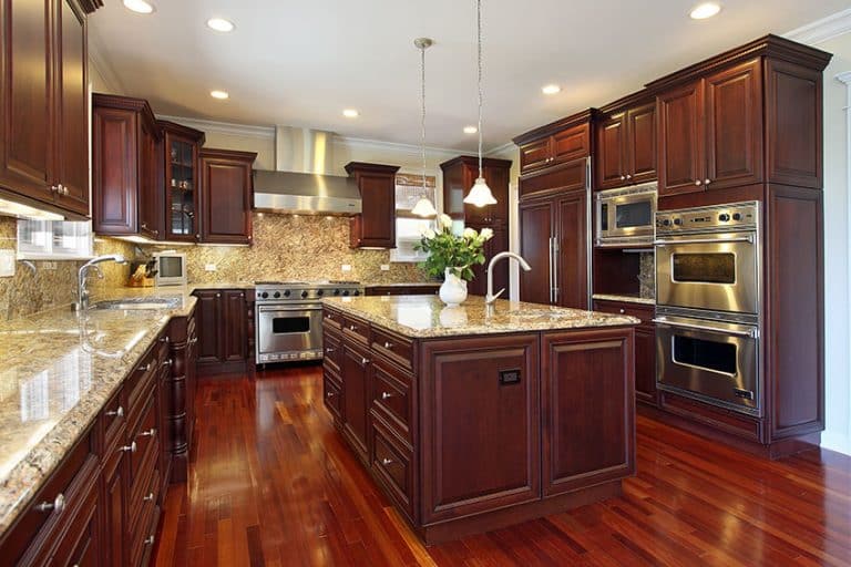 Cherry Kitchen With Granite Counters And Stainless Steel Appliances 768x512 