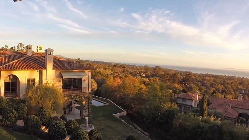 Luxury home exterior with oceanview