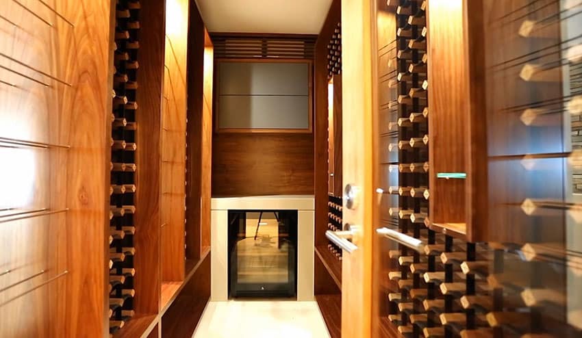 Luxury wine cellar