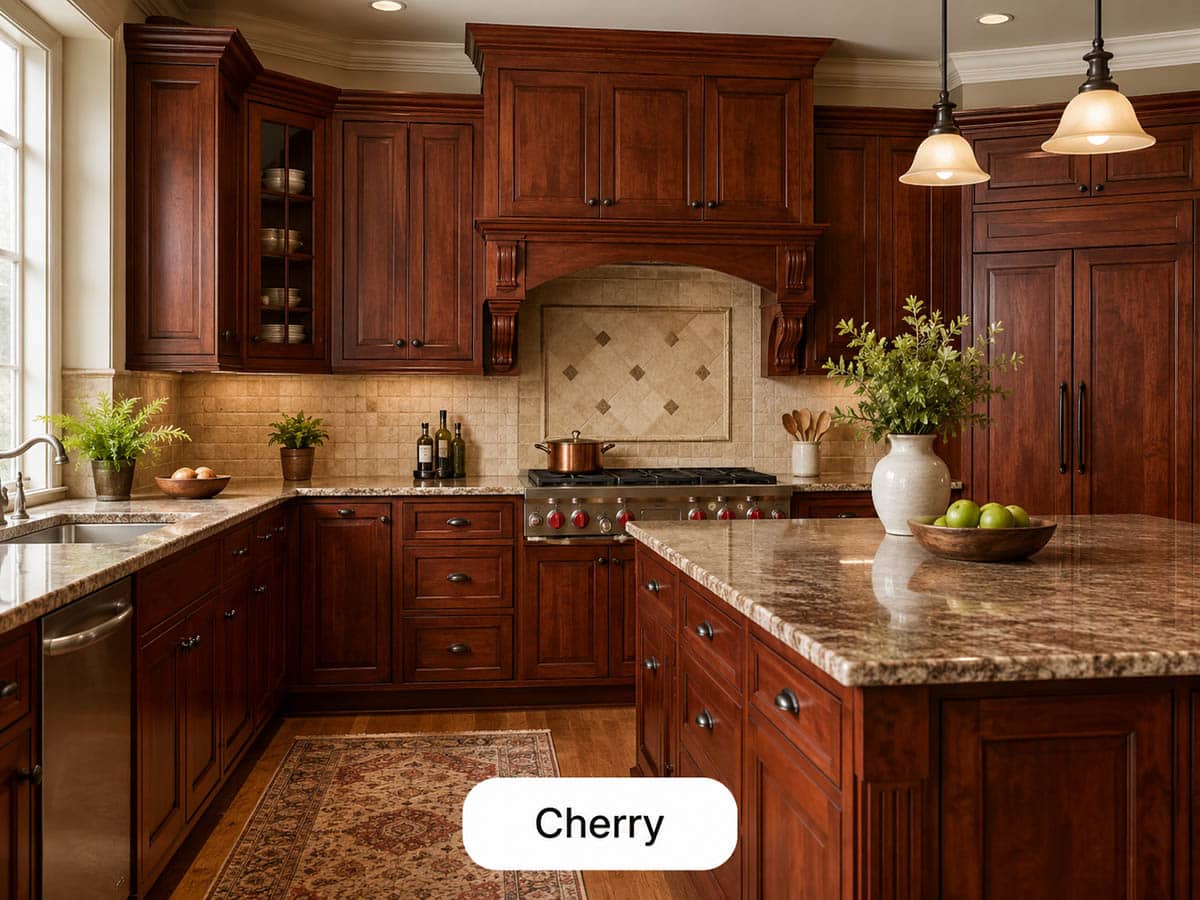 Cherry cabinets