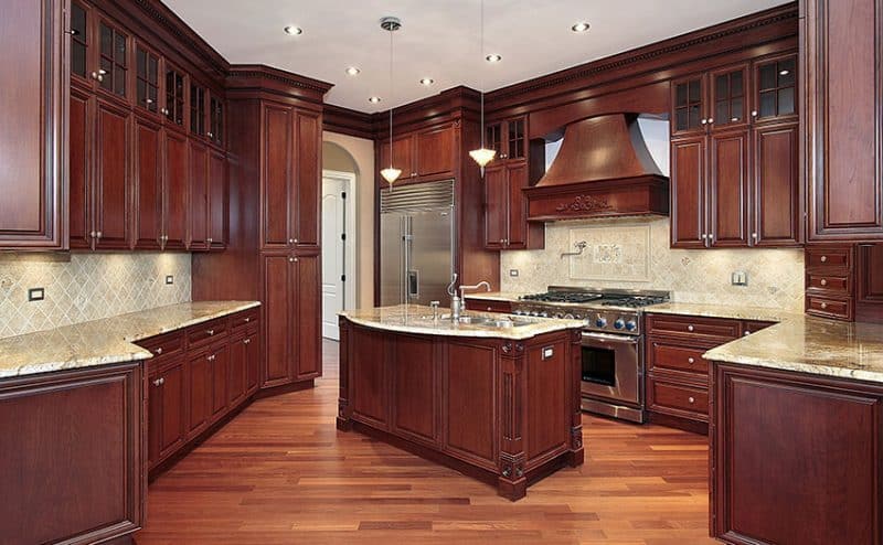 29 Custom Solid Wood Kitchen Cabinets - Designing Idea