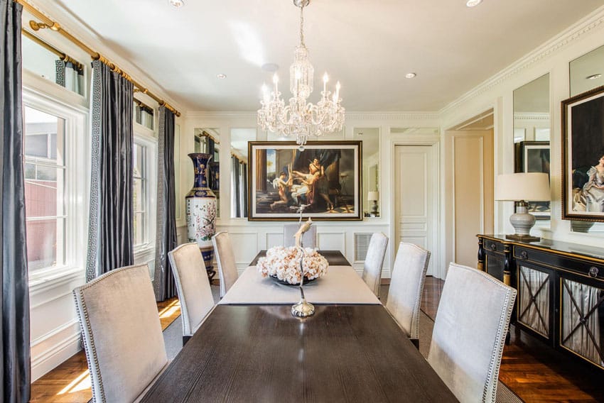 Luxury dining room french provincial home