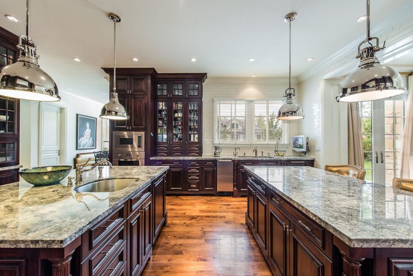 Luxury kitchen at French provincial home