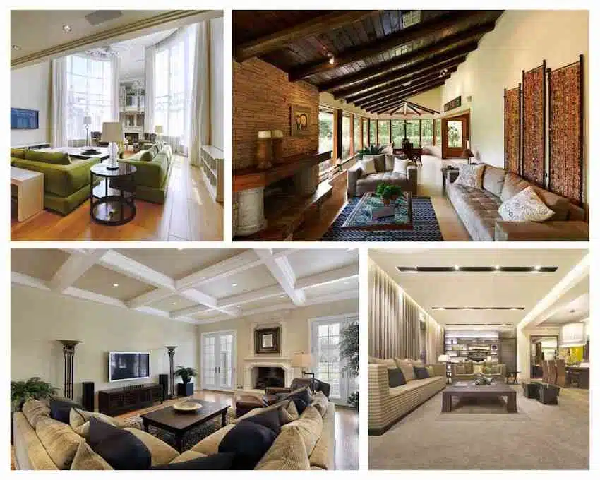 Collage of different rooms