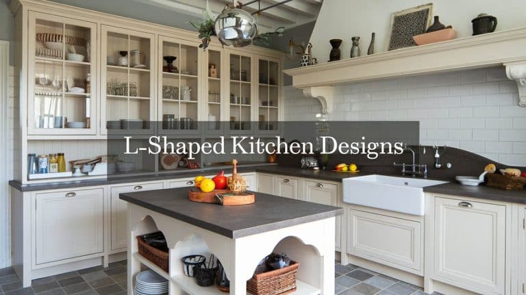 33 L-Shaped Kitchen Designs & Layouts (Pictures)