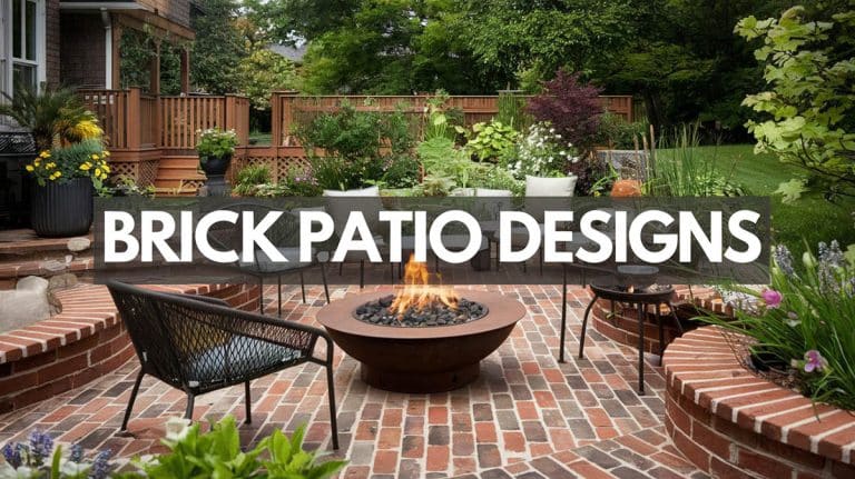 Brick Patio Design Ideas For A Beautiful Backyard Landscape