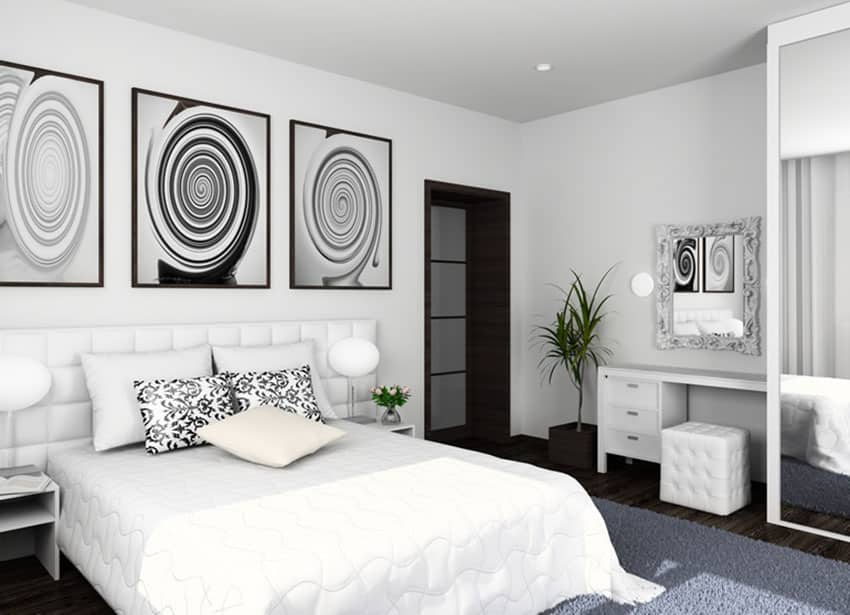 Best Of 55 Black And White Bedroom Modern 2020