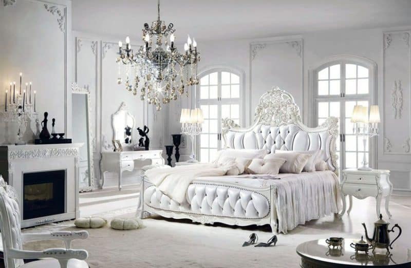 white luxury bedroom furniture