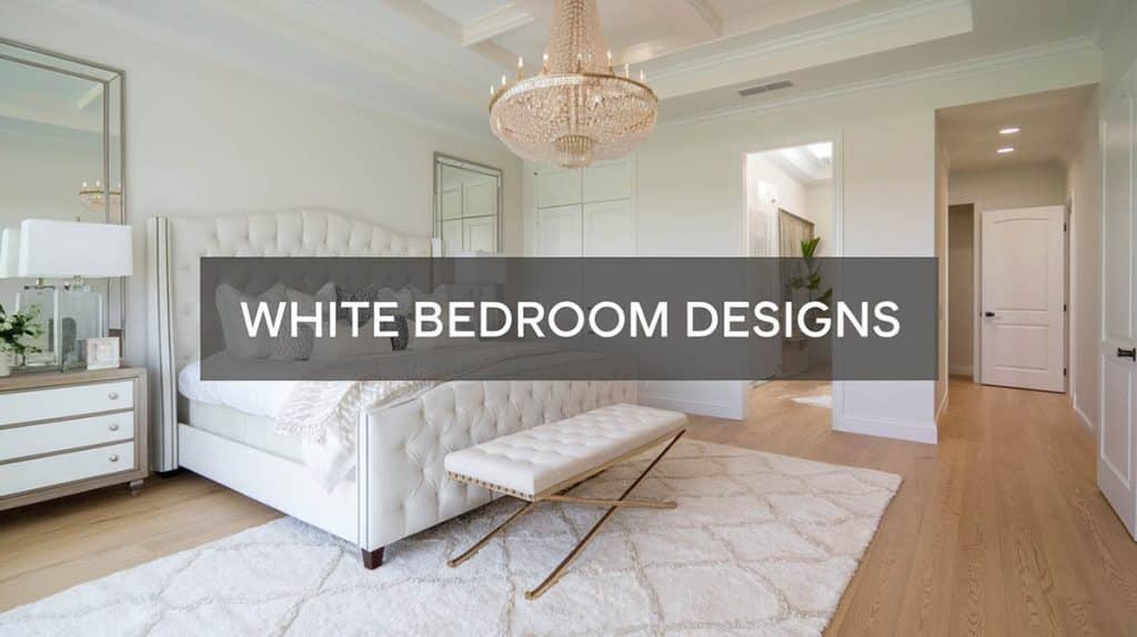 Designer Tips For Creating Gorgeous White Bedrooms: 39 Design Ideas