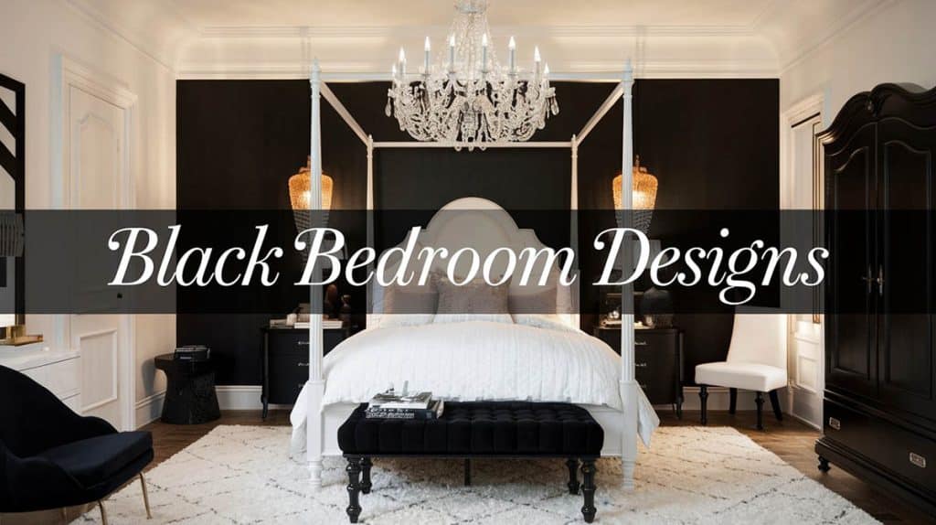 How To Style Black Bedrooms: Colors, Finishes & Decor: 27 Stylish Designs