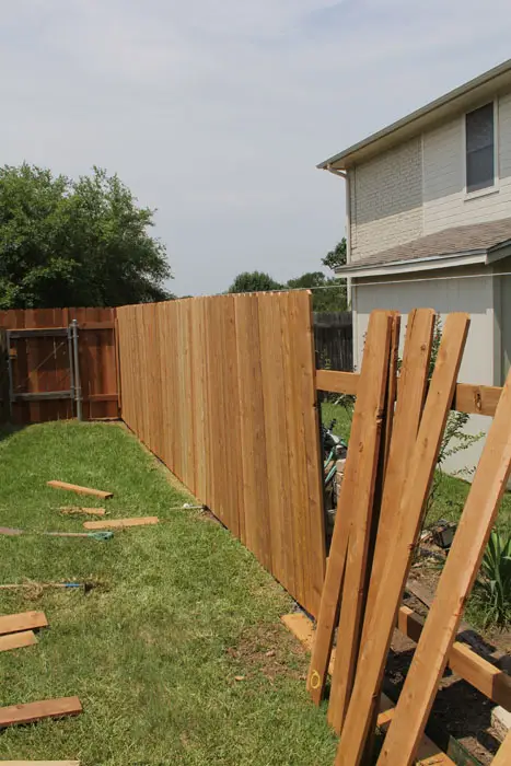 Installing a fence
