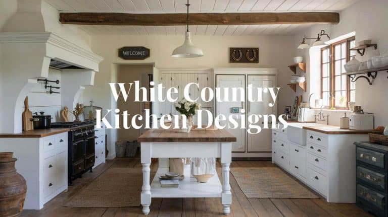 Designer Tips To Create Gorgeous White Country Kitchens