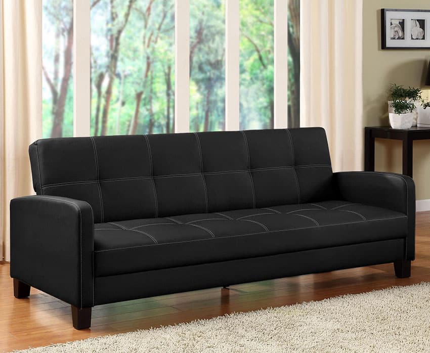 Delaney black sleeper sofa
