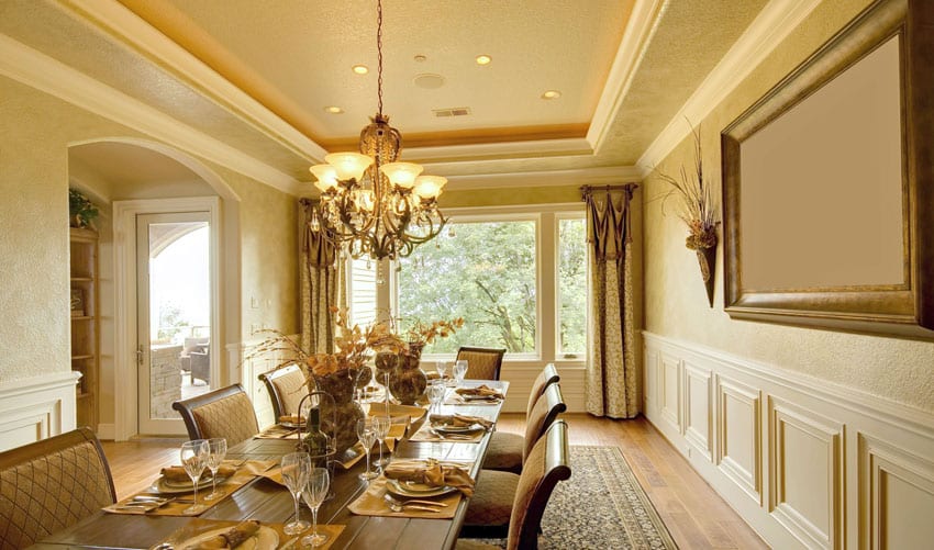 fancy formal dining room decorating ideas