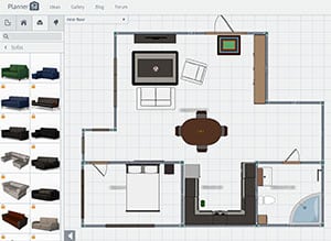 Software for interior layout design