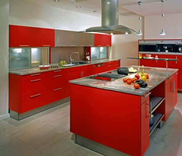 27 Red Kitchen Ideas (Cabinets & Decor Pictures)