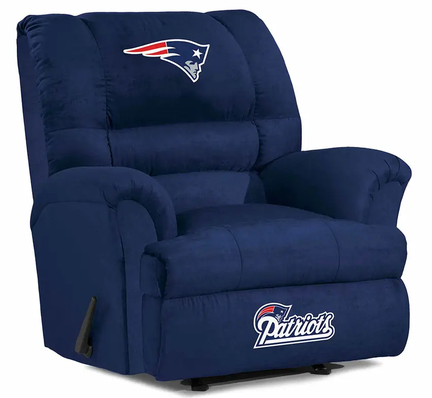 NFL reclining chair with team logo