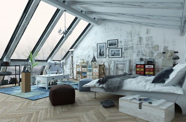 Stylish Loft Bedroom: Interior Designer Ideas