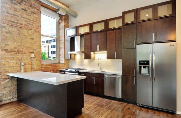 Get Light Brown Light Wood Kitchen Cabinets With White Countertops Pics