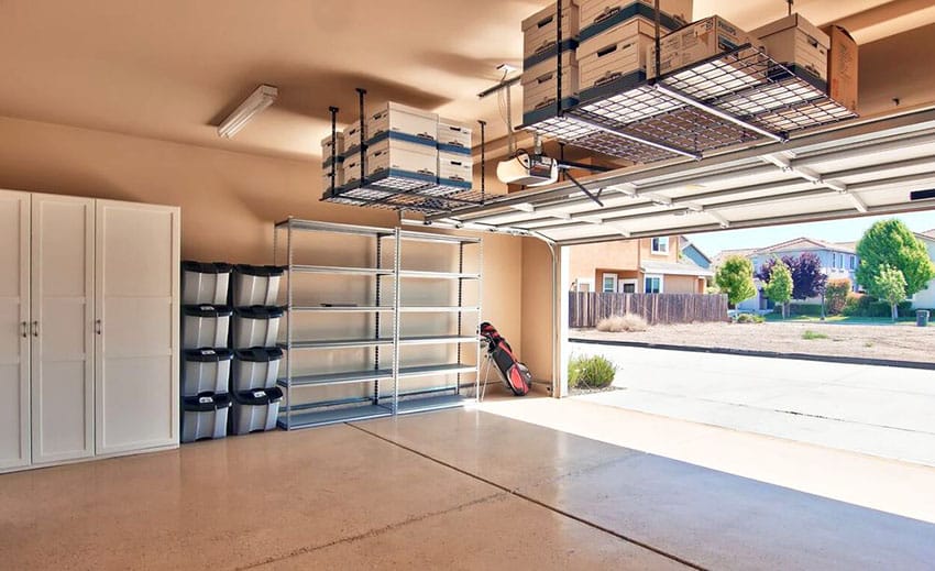 Garage Storage Ideas Cabinets Racks Overhead Designs Designing Idea