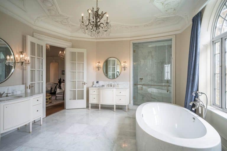 How To Design Luxurious Mansion Bathrooms: 30 High End Master Bath Ideas