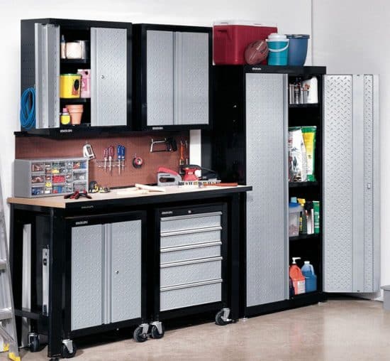 Garage Storage Ideas (Cabinets, Racks & Overhead Designs)