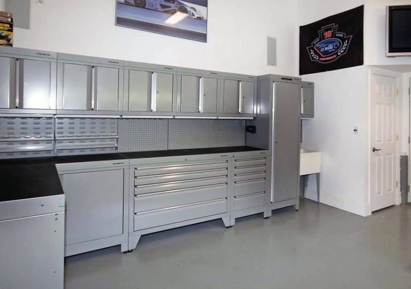 Garage Storage Ideas (Cabinets, Racks & Overhead Designs)