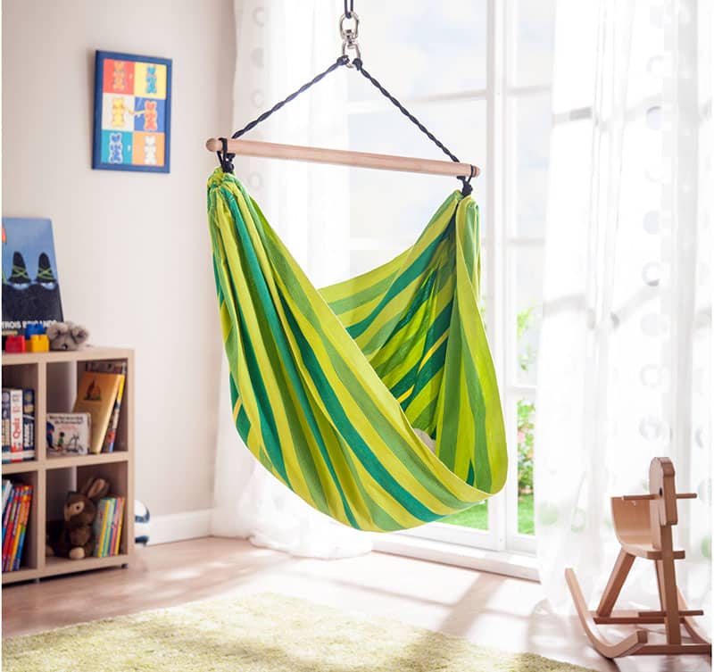 Cotton indoor swinging hammock chair for bedroom