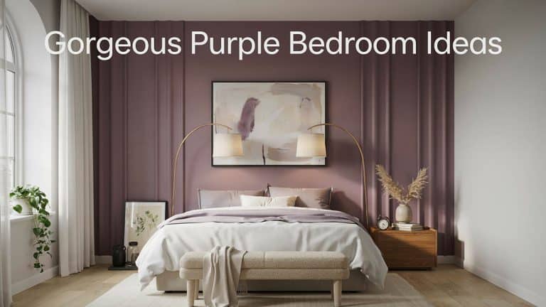 27 Gorgeous Purple Bedroom Ideas With Color Matching Tips