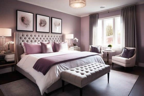11 Gorgeous Purple Bedroom Ideas With Color Matching